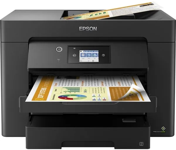 Epson WorkForce WF-7830DTWF A3 Monitoimimustesuihkutulostin Faksilla - Väri - Muste