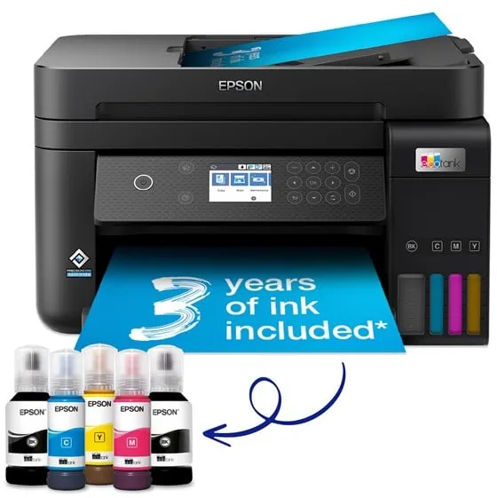 Epson EcoTank ET-3850 Monitoiminen mustesuihkutulostin - Väri - Muste