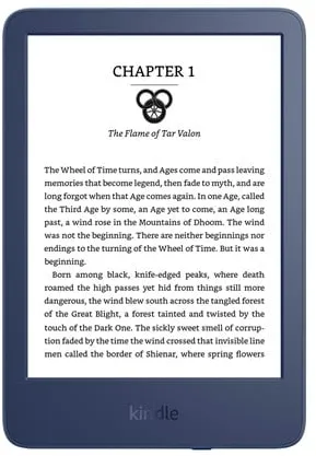 Amazon Kindle 16GB - Denim Blue (Mainostuettu)