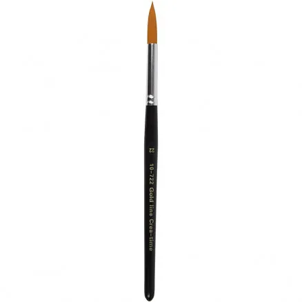 Gold Line -siveltimet, P: 21 cm, L: 8 mm, pyöreä, 6 kpl/6 pk.