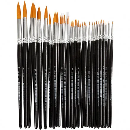 Gold Line -siveltimet, P: 17–21,5 cm, L: 1–7 mm, pyöreä, 36 kpl/1 pkt.
