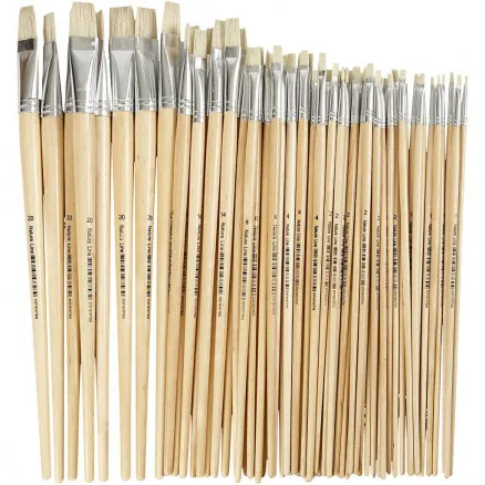 Nature Line Sivellinsetti, P: 27,5–33 cm, L: 5–19 mm, litteä, 64 kpl/1 pkt.