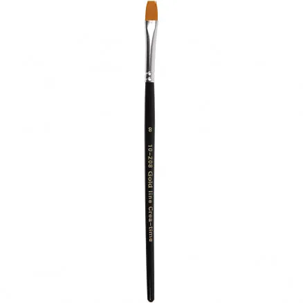 Gold Line -siveltimet, P: 18,5 cm, L: 8 mm, litteä, 12 kpl/12 pk.