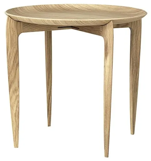 Fritz Hansen Tray Pöytä tammea Ø45